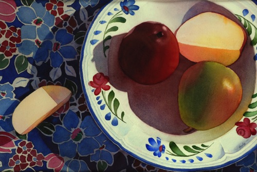 Pared Pear and Pears
15” x 20”